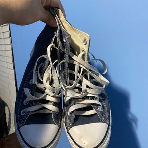 Converse high top all star blue